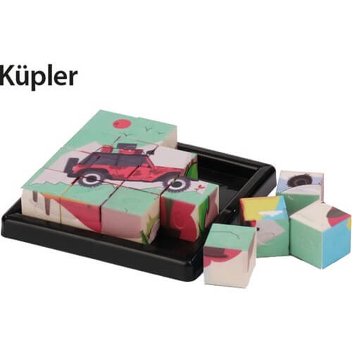 Puzzle Küpler Konsantrasyon Oyunu