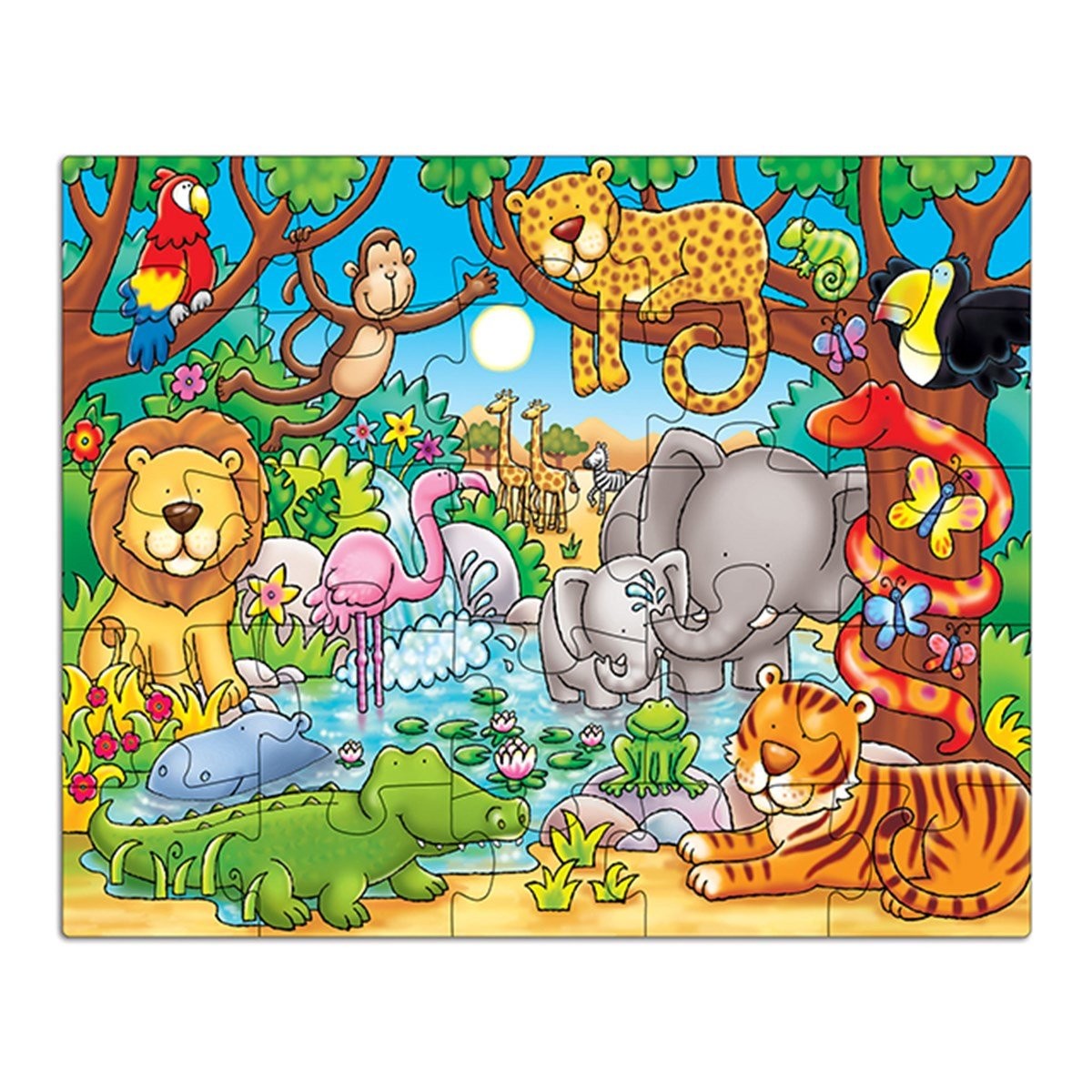 Who'S in The Jungle Orman Puzzle