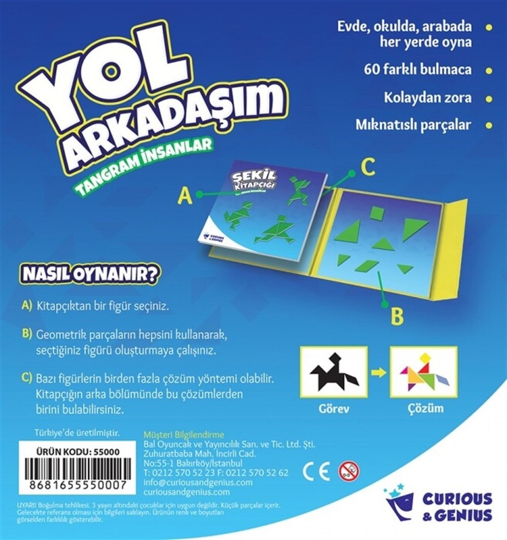 Yol Arkadaşım Tangram İnsanlar 6-99 Yaş