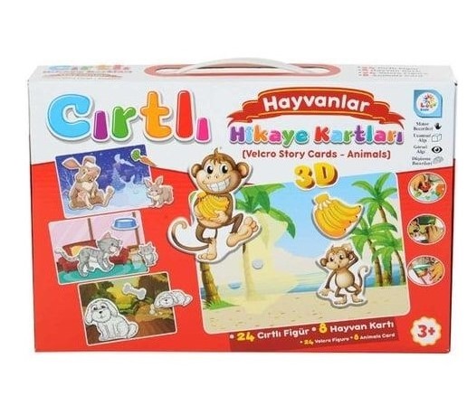 Cırtlı Hikaye Kartları Hayvanlar