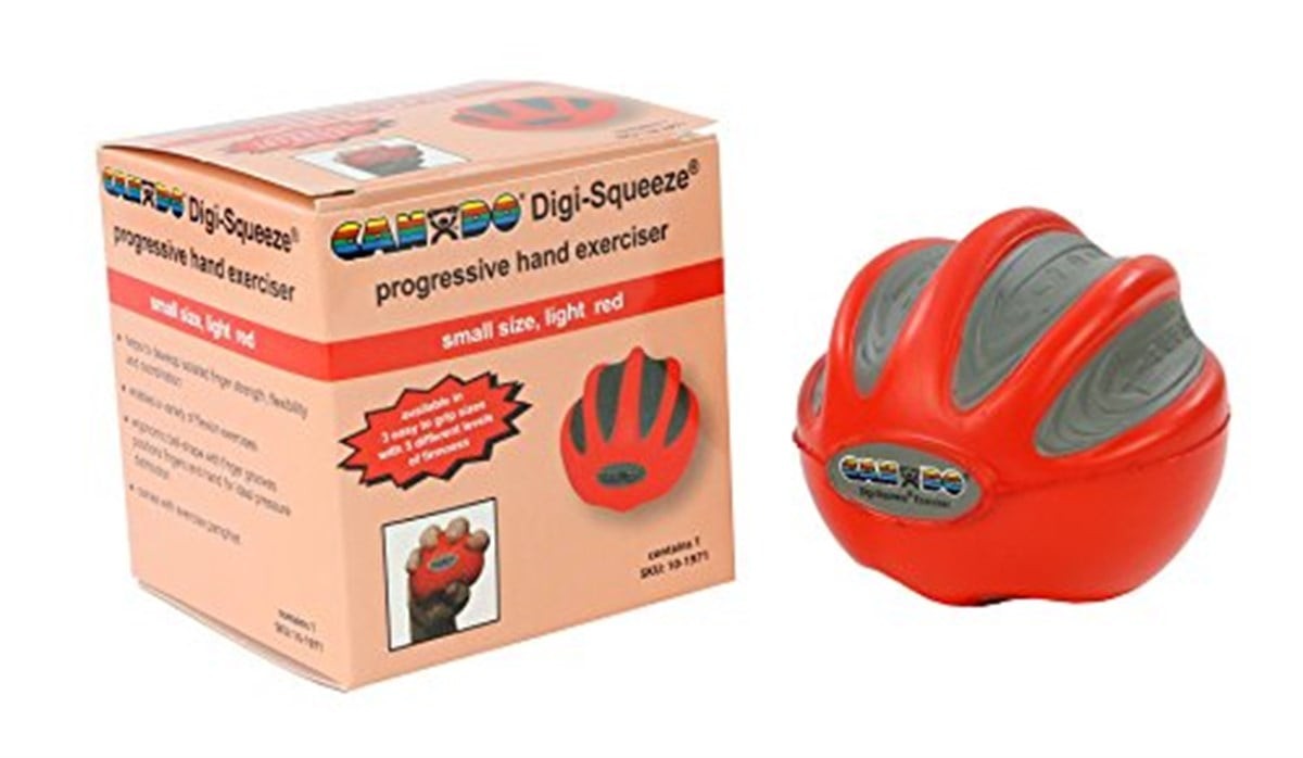 Cando Digi Squeeze El Egzersiz Topu Kırmızı Orta