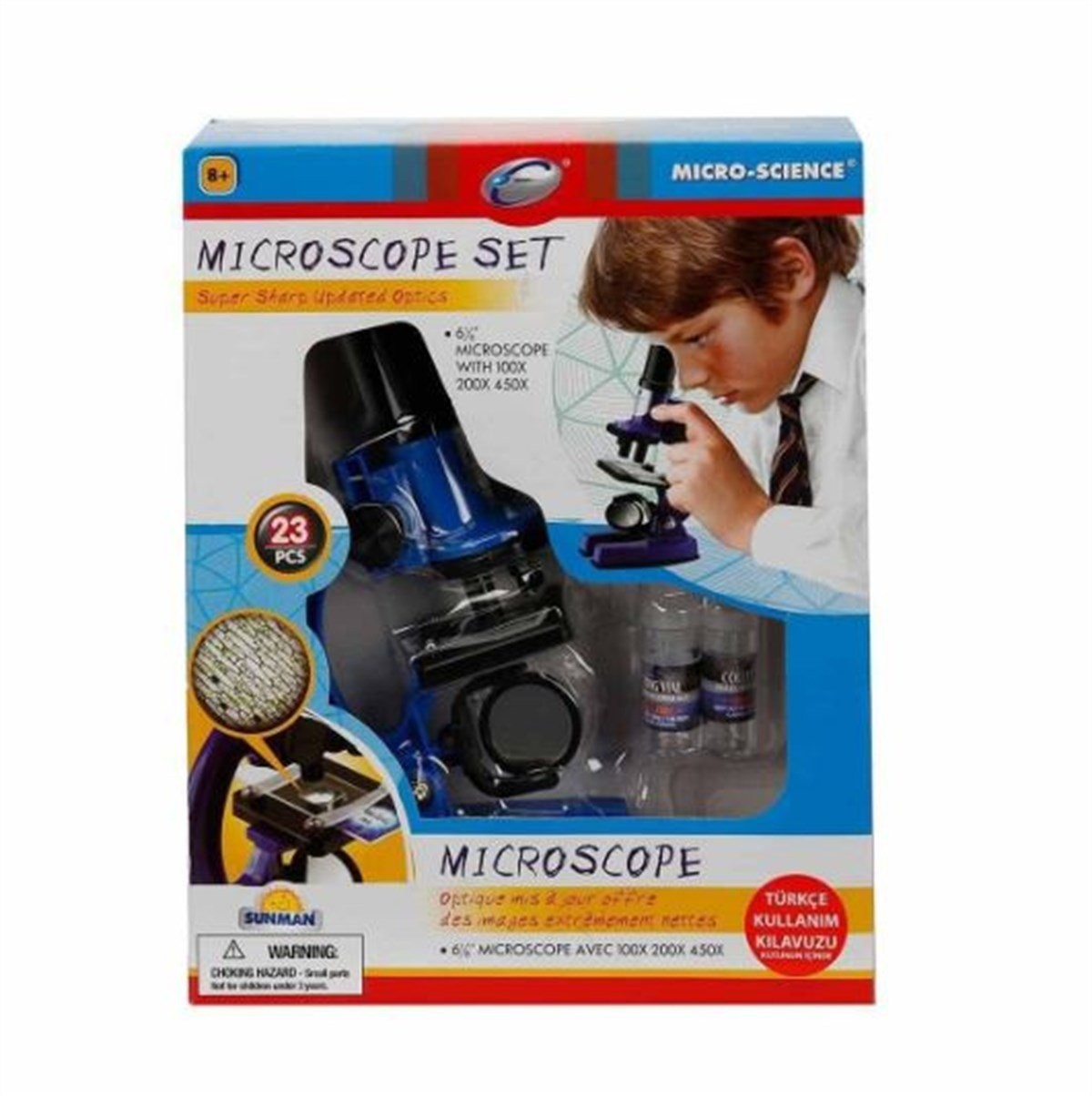 Mini Mikroskop Seti 8+ Yaş