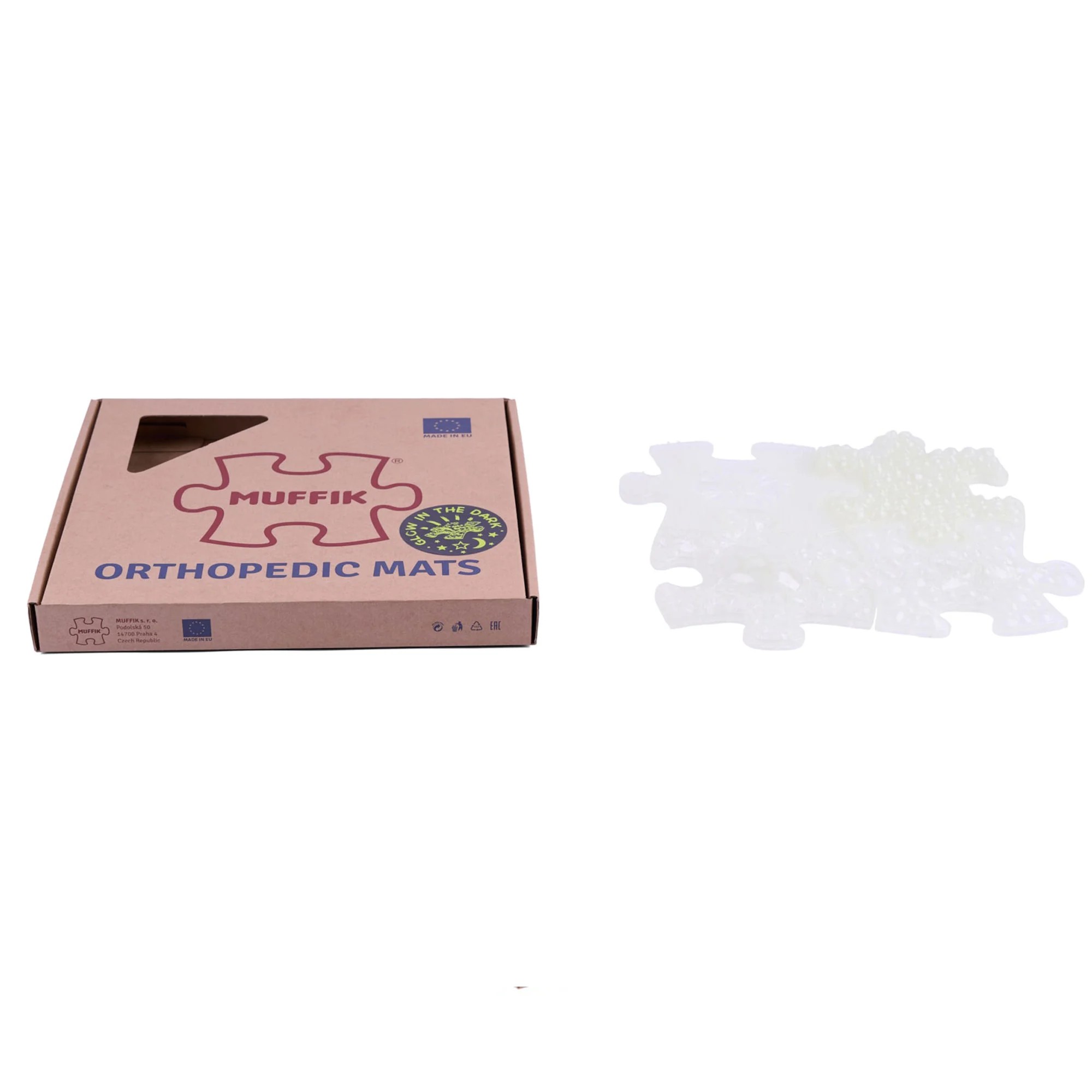 Muffik Ortopedik Duyu Matı Parlayan Set 4 Lü