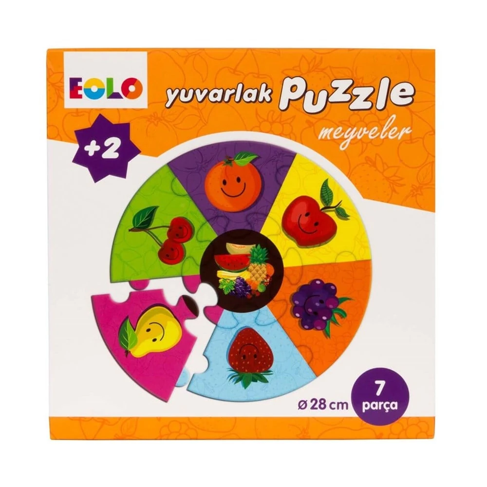 Eola Yuvarlak Puzzle - Meyveler