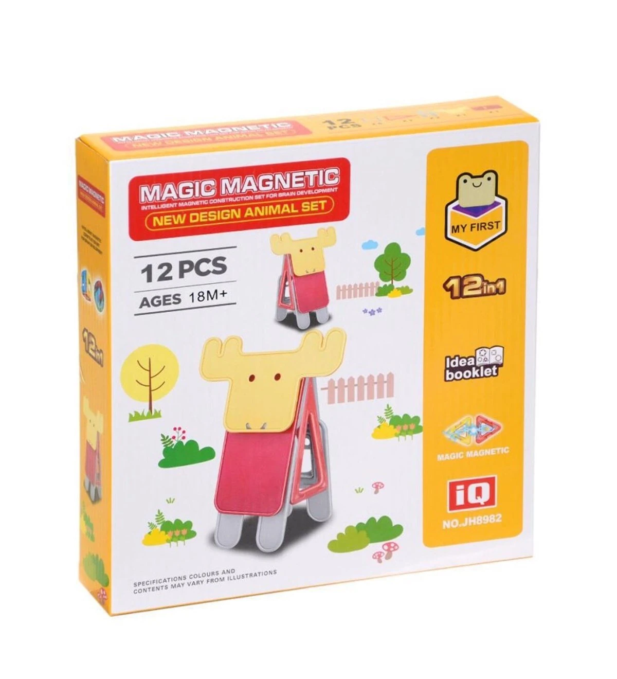 Manyetik Geyik Blok Seti 12 Parça