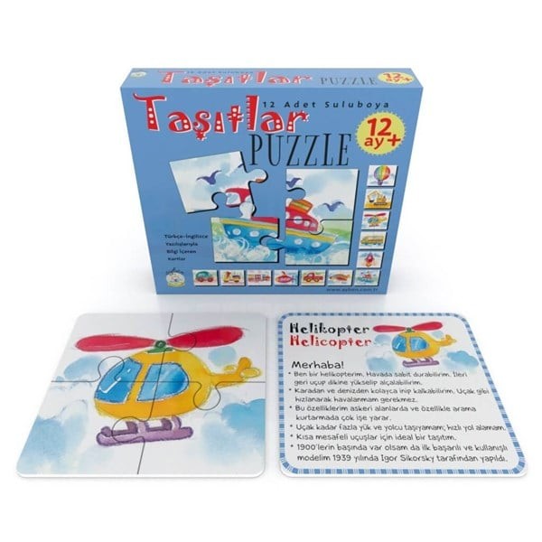 Aybino Taşıtlar Puzzle 12+ Ay