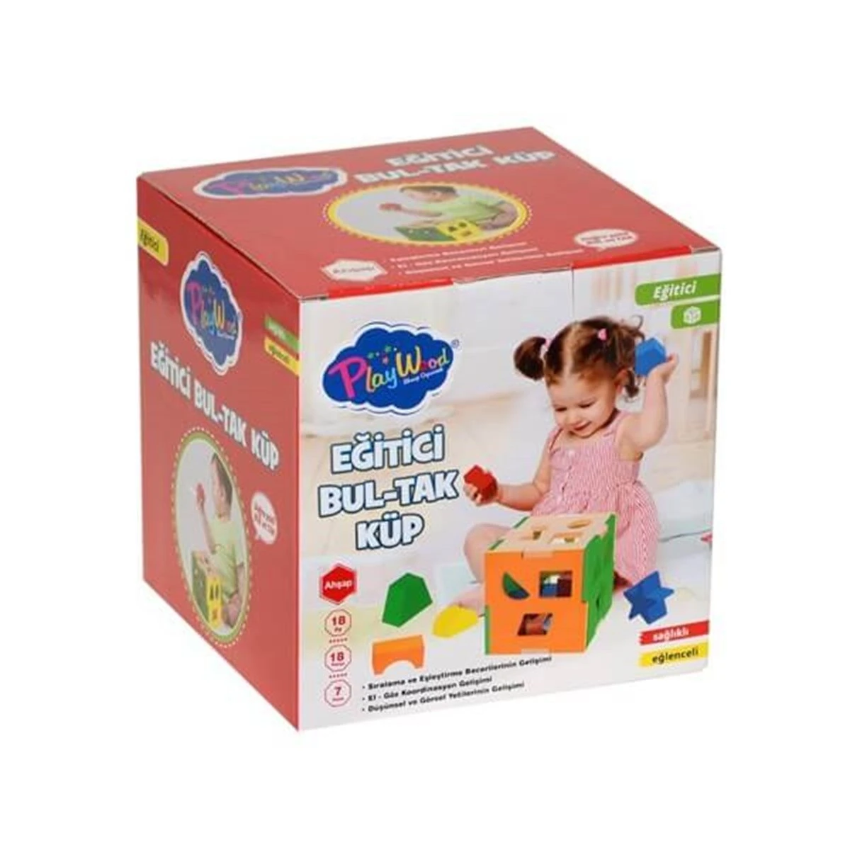 Ahşap Eğitici Bultak Küp