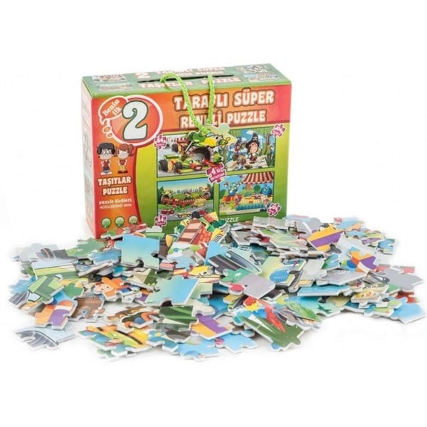 2 Taraflı Süper Taşıtlar Puzzle