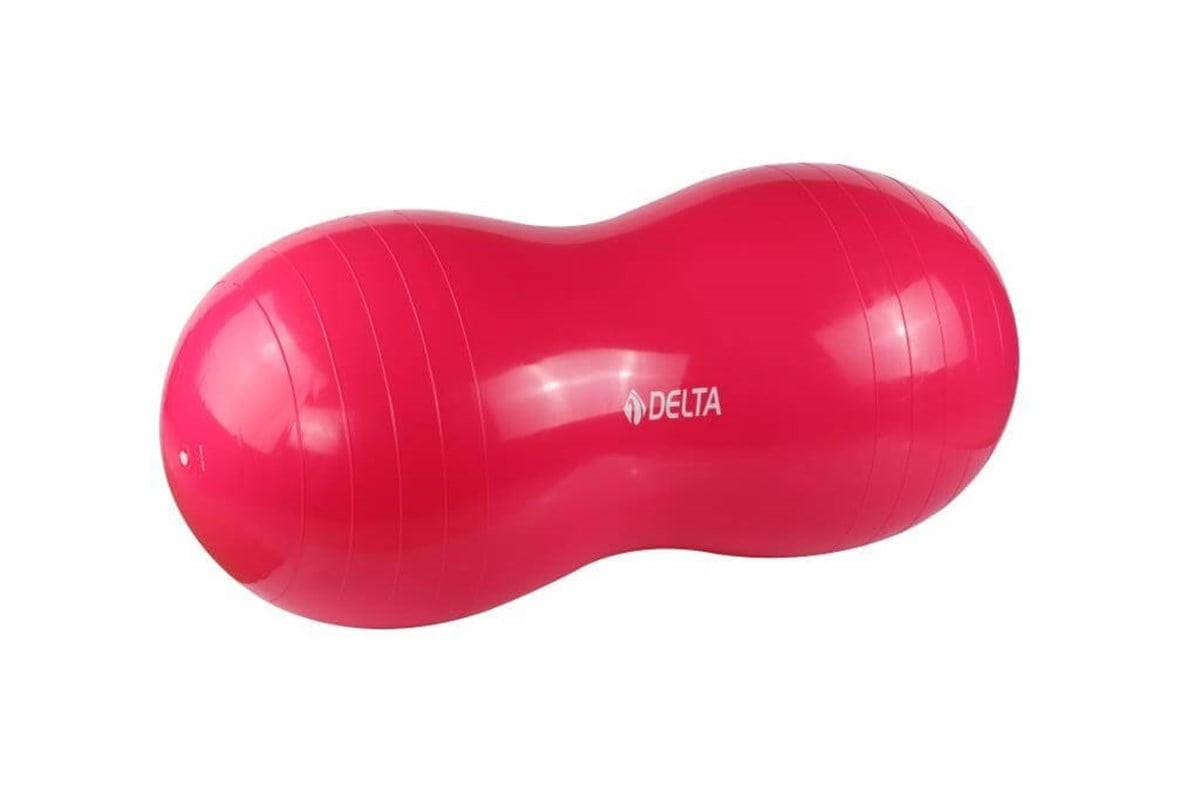 Delta Fıstık Şeklinde 90 cm x 45 cm Pembe Pilates Topu