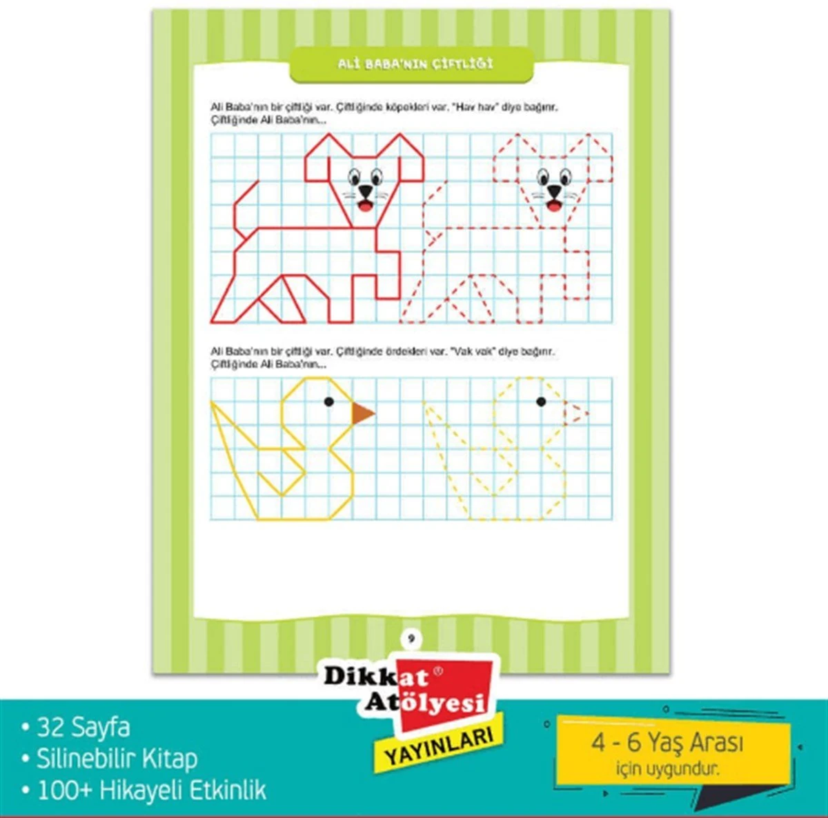 100 Etkinlikte İnce Motor Gelişimi (Hikaye Anlatımlı)