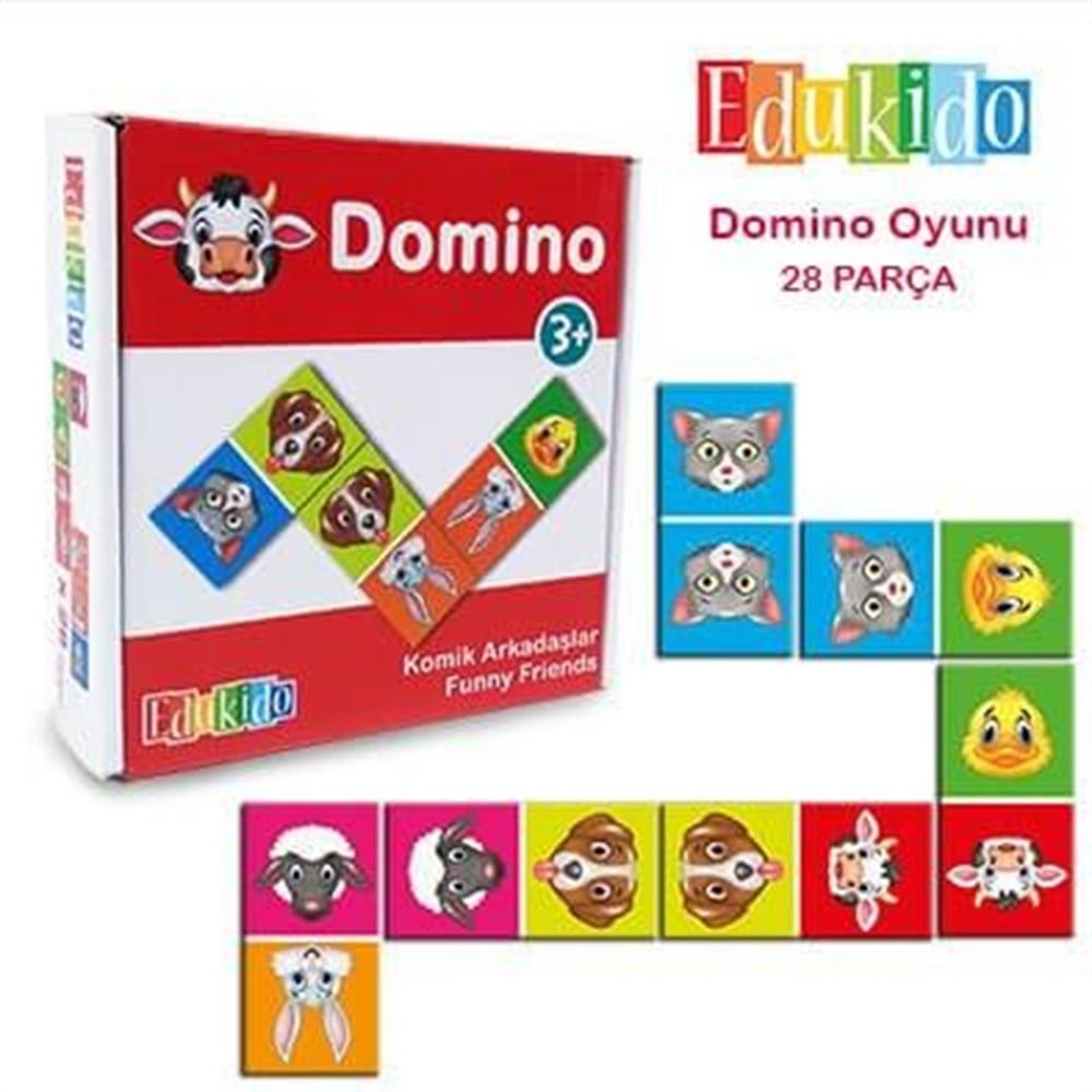 Edukido Komik Arkadaşlar Domino