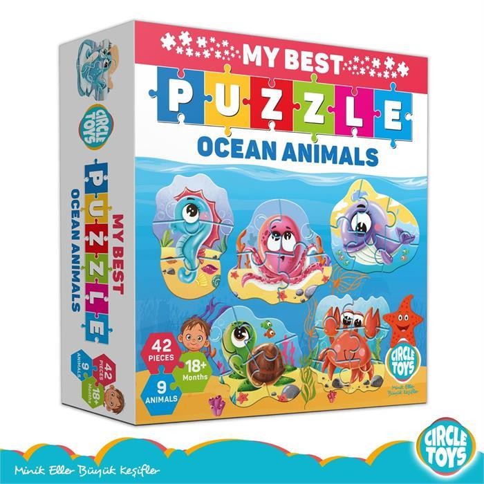 My Best Puzzle Ocean Animals