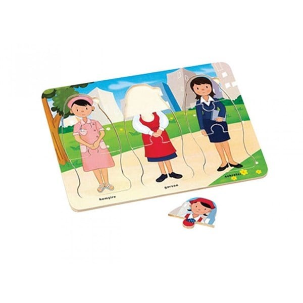 Meslekler Puzzle Bayan