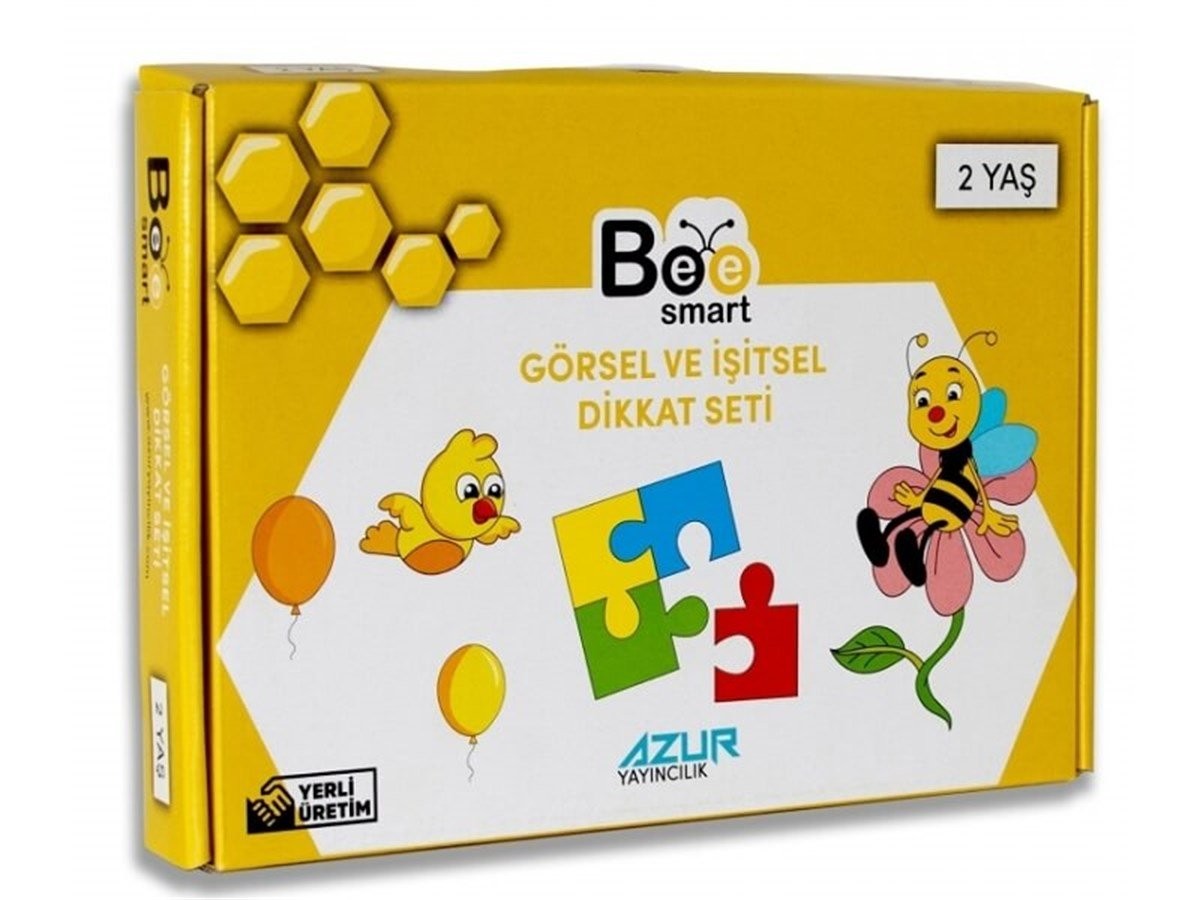 Bee Smart - Görsel ve İşitsel Dikkat Seti 2 Yaş