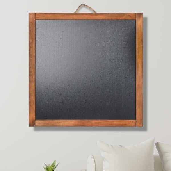 Kara Tahta 60×60 Dekoratif Yazı Tahtası Kahverengi