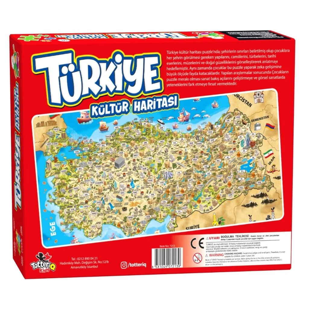 Türkiye Kültür Haritası Puzzle