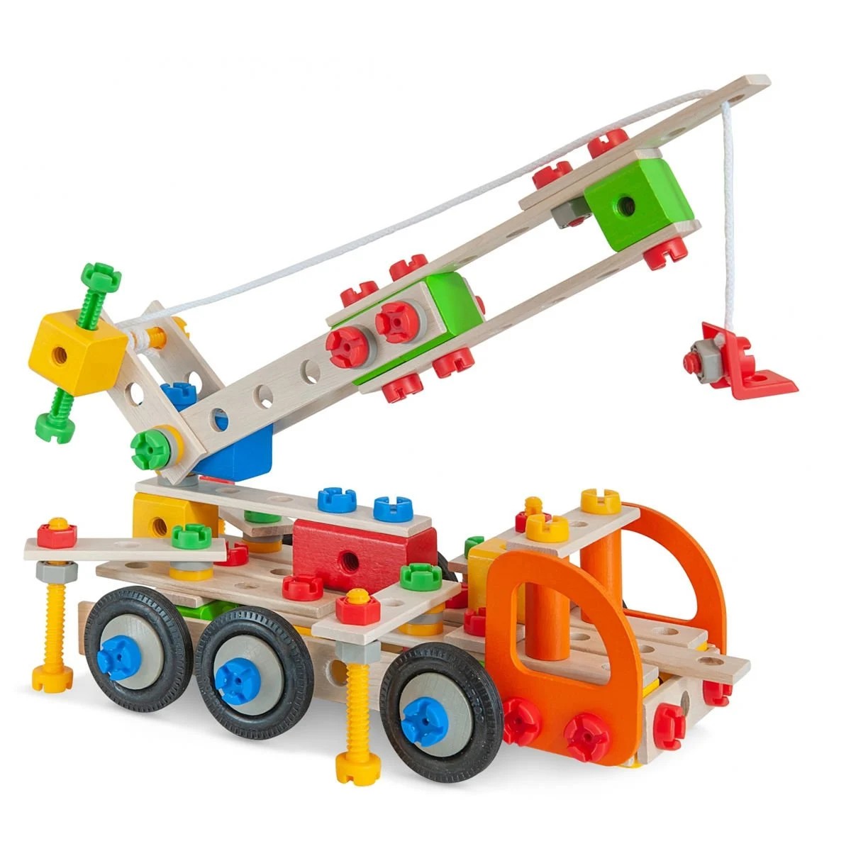 Ahşap Tekerlekli Mobil Vinç