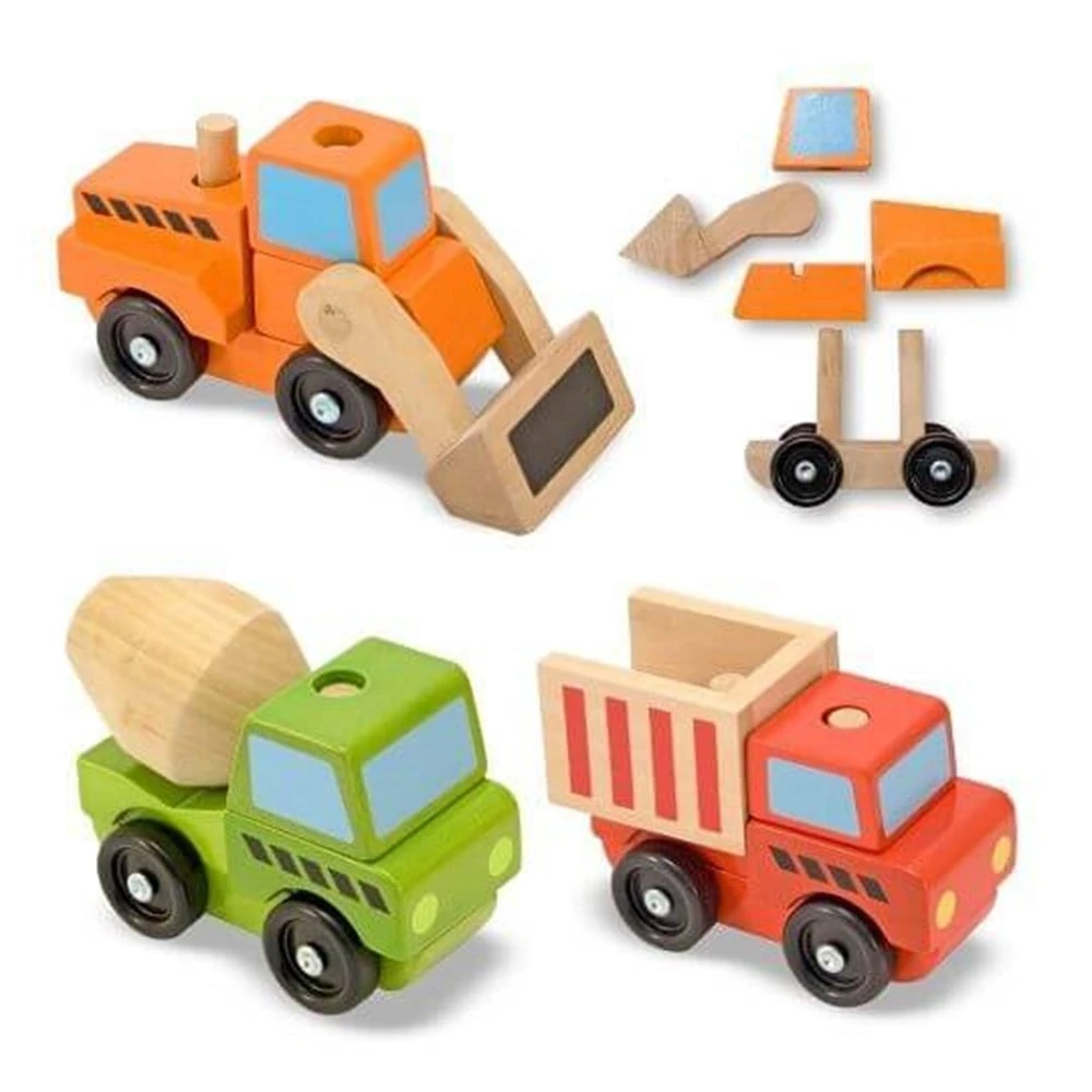 Melissa&Doug Ahşap İnşaat Araçları