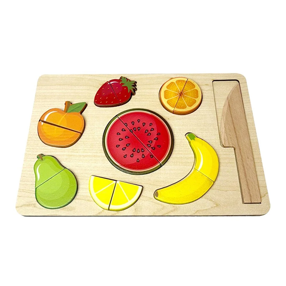  Ahşap Kesme Meyveler