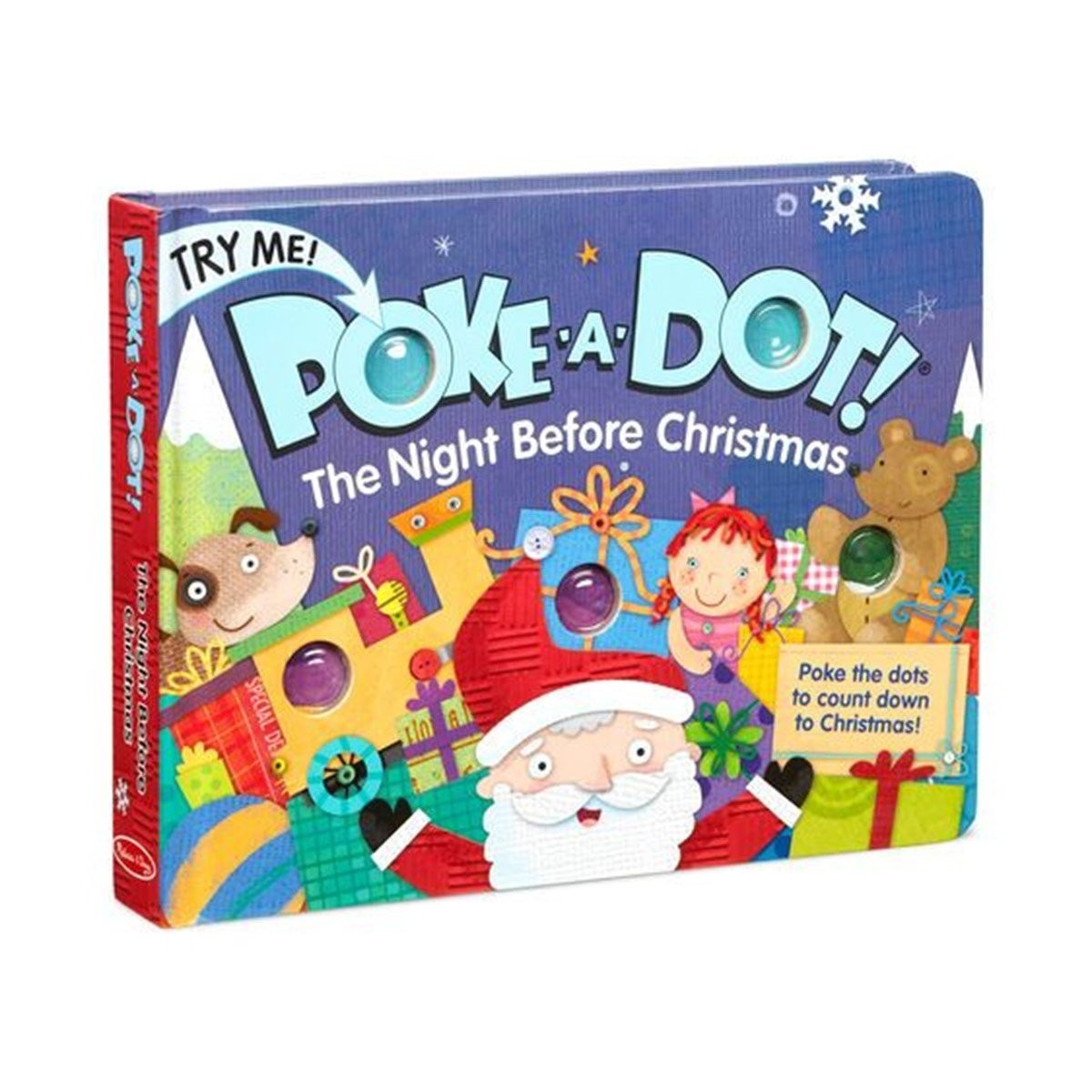 Melissa & Doug - Poke A Dot - İnteraktif Kitap - Noel Gecesi Öncesi