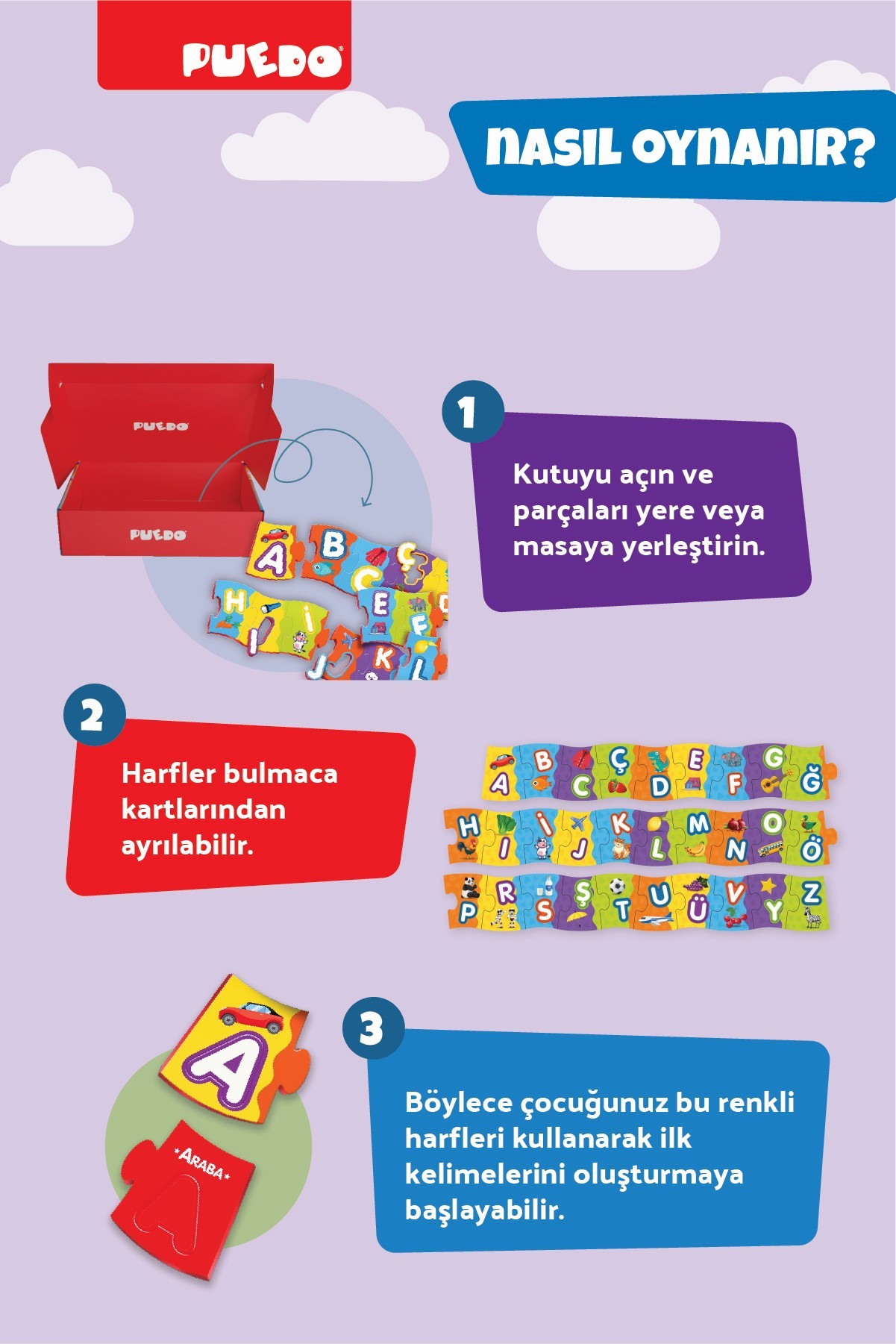 Türkçe Alfabe Puzzle