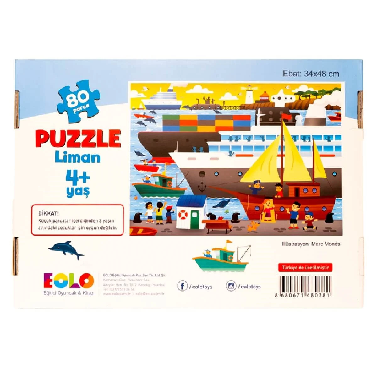 80 Parça Yer Puzzle – Liman