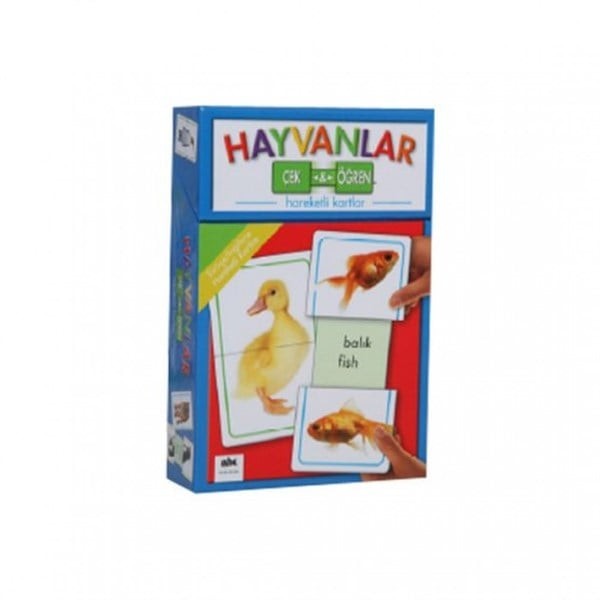 Çek Öğren Hayvanlar Eğitici Kart Abc Yayıncılık