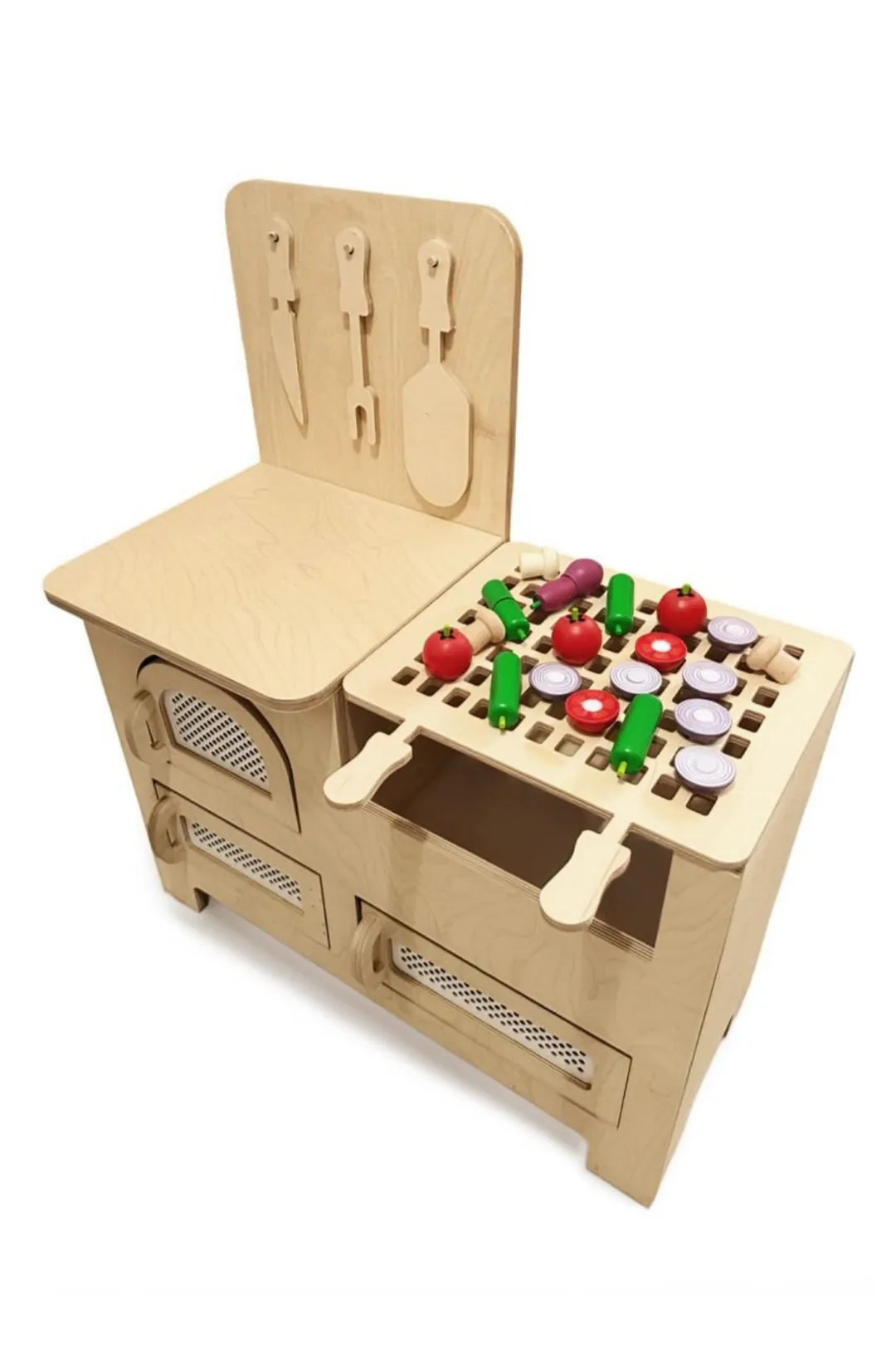 Ahşap Barbekü Mutfak