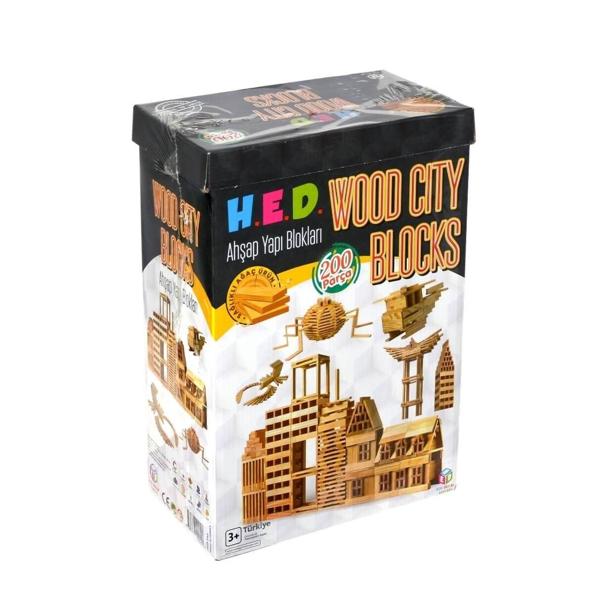 Wood City Blocks 200 Parça
