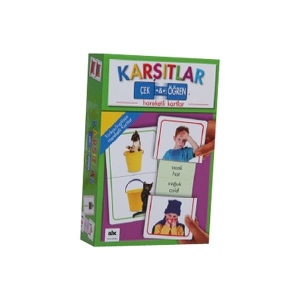 Çek Öğren Karşıtlar Eğitci Kartlar Abc Yayıncılık
