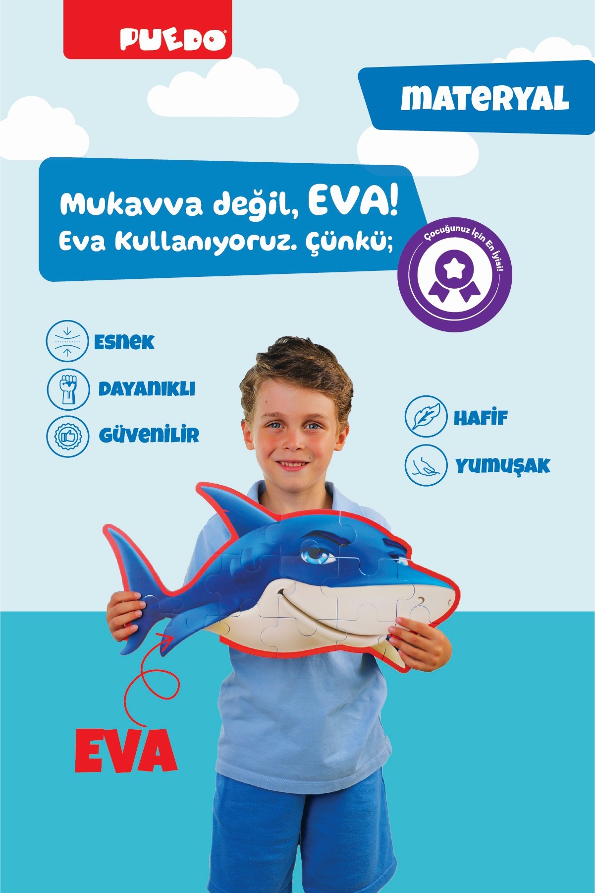 Çift Taraflı Puzzle - Deniz Canlıları