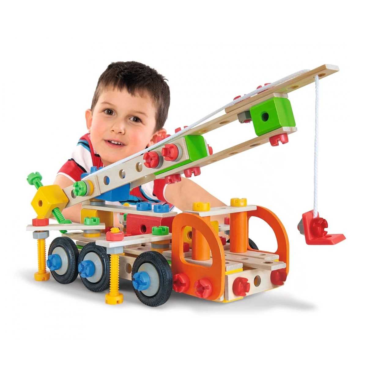 Ahşap Tekerlekli Mobil Vinç