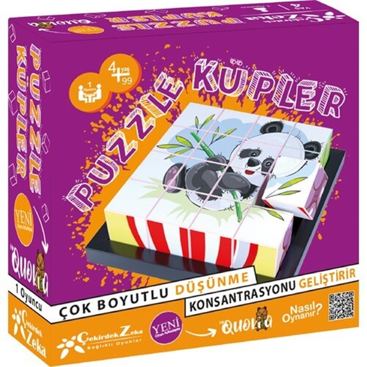 Puzzle Küpler Konsantrasyon Oyunu