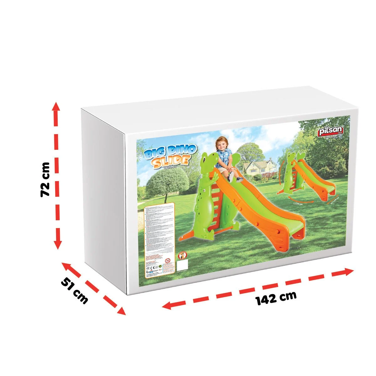 Pilsan Büyük Dino Kaydırak