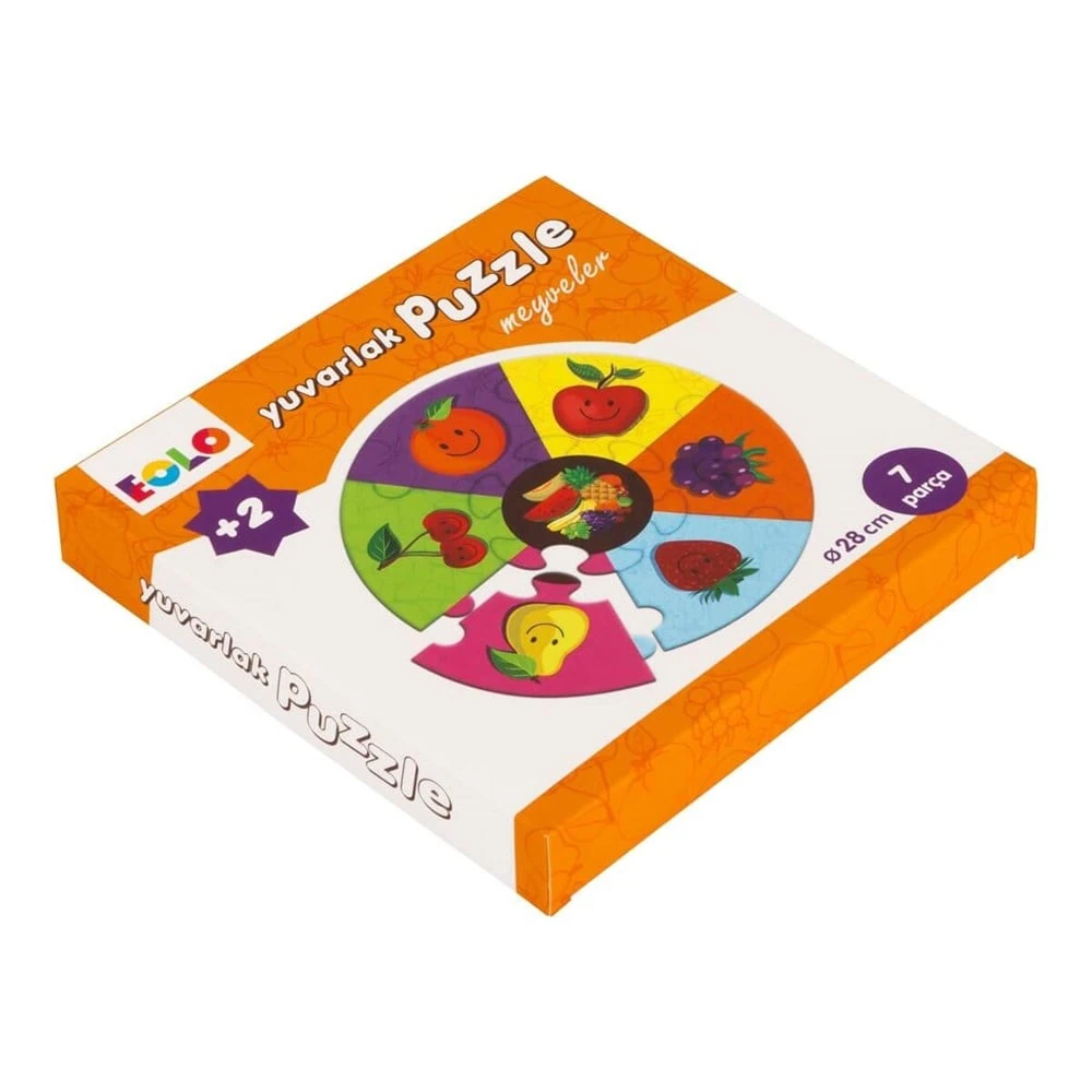 Eola Yuvarlak Puzzle - Meyveler