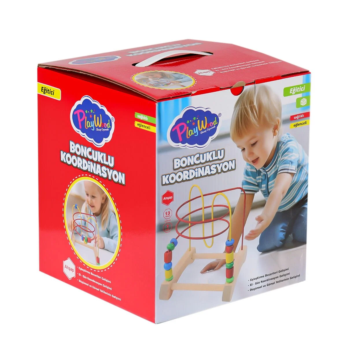 Ahşap Boncuklu Koordinasyon İkili