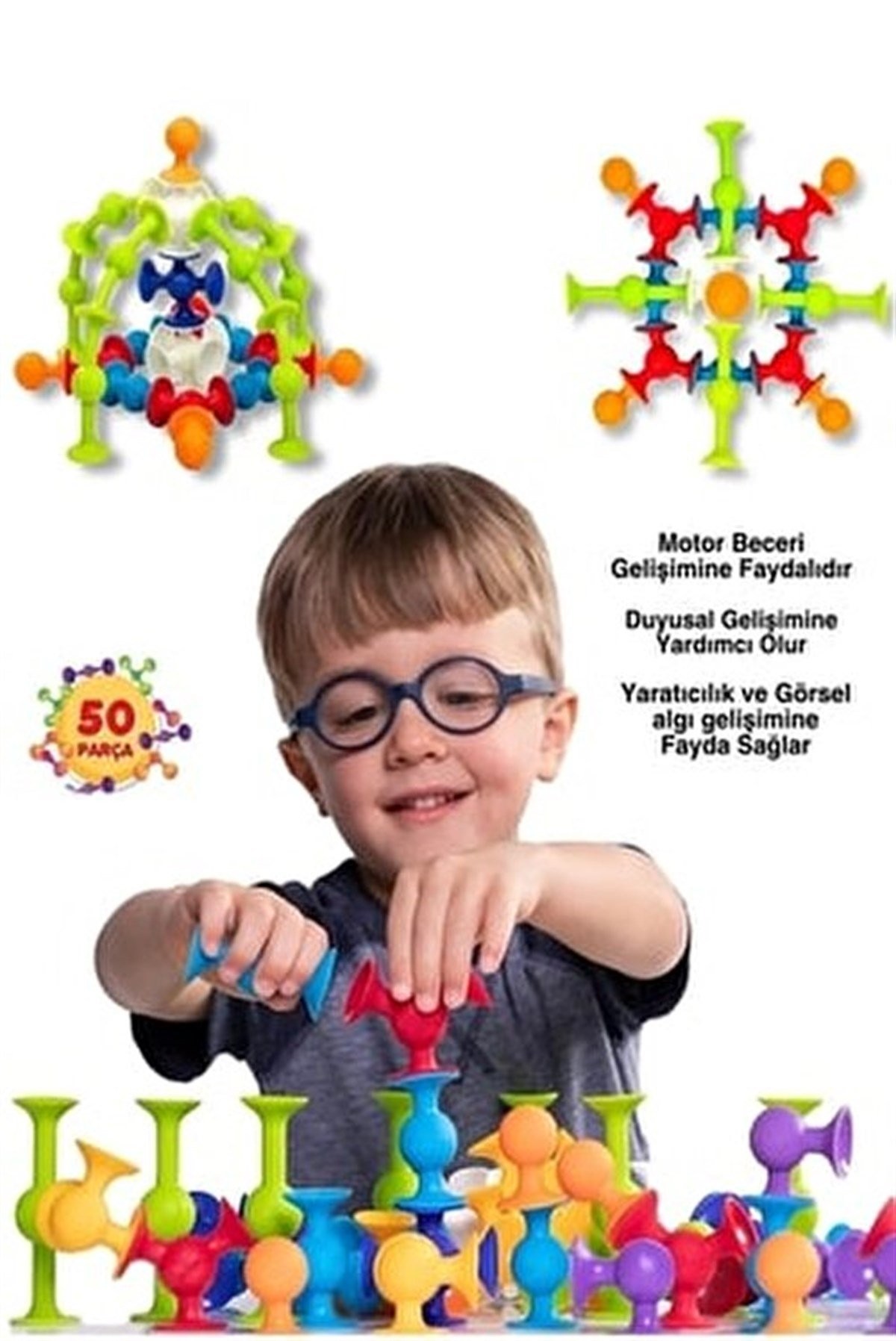 Vakum Molekül Vantuzlu 50 Parça