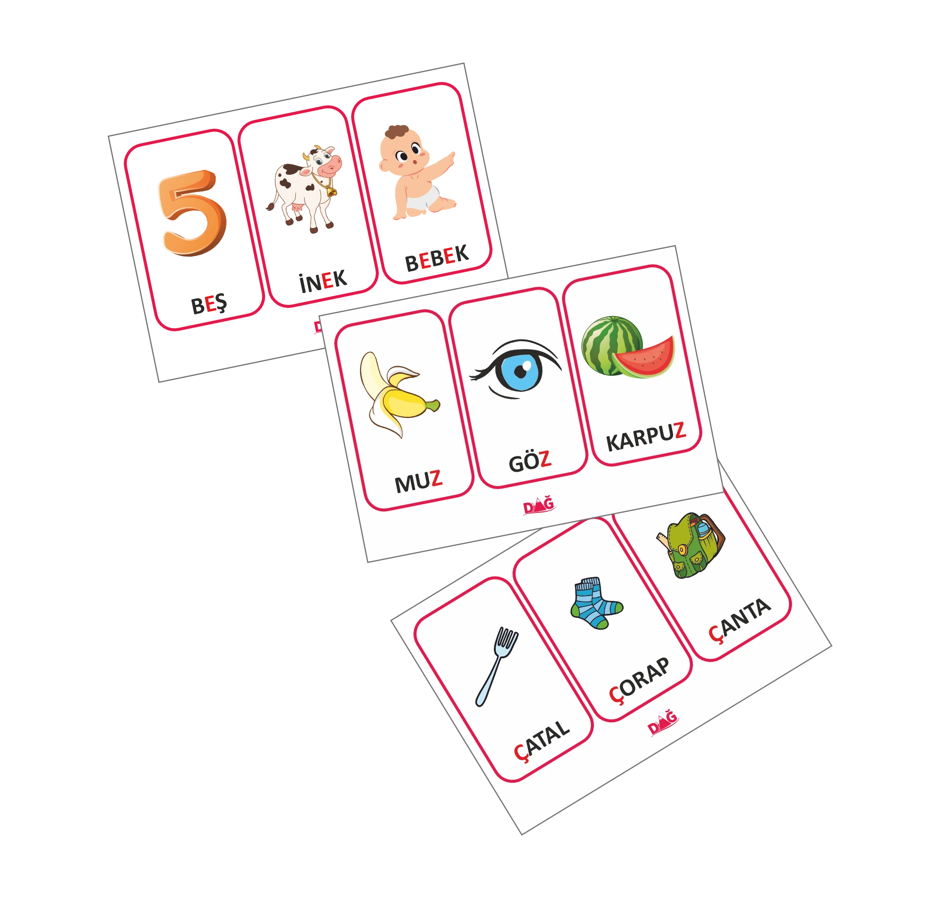 Artikülasyon Çalışma Kartları