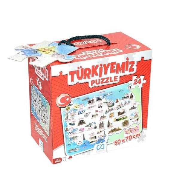 Türkiyemiz 24 Parça Puzzle