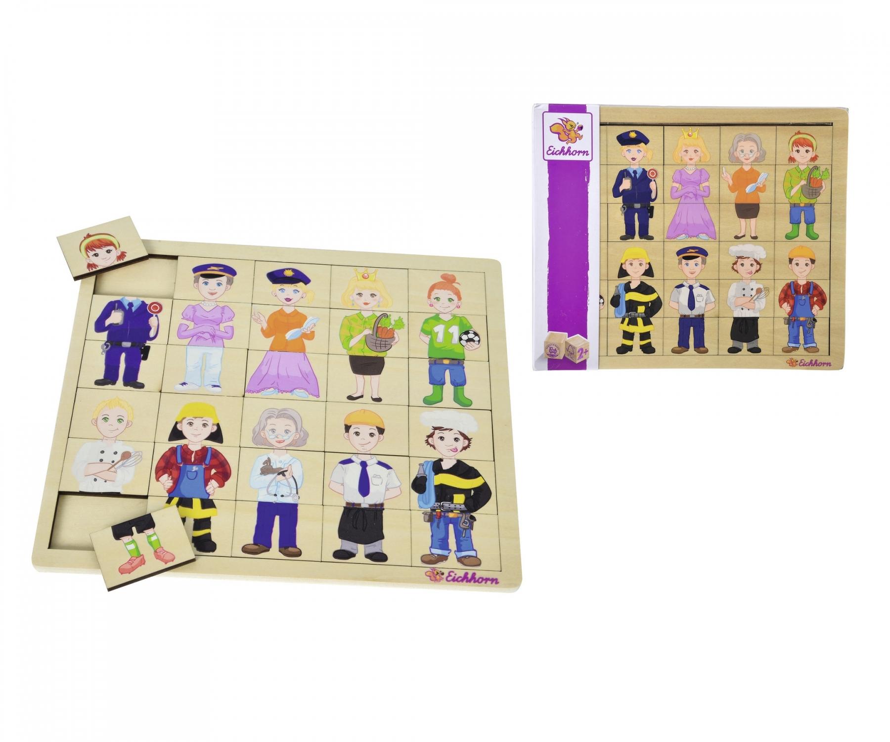 Eichhorn Ahşap Yapboz Meslekler 30 Parça