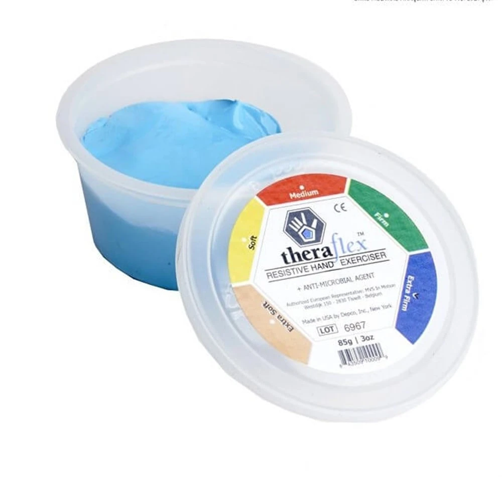 Theraflex Putty - El Egzersiz Hamuru 85 Gr Mavi