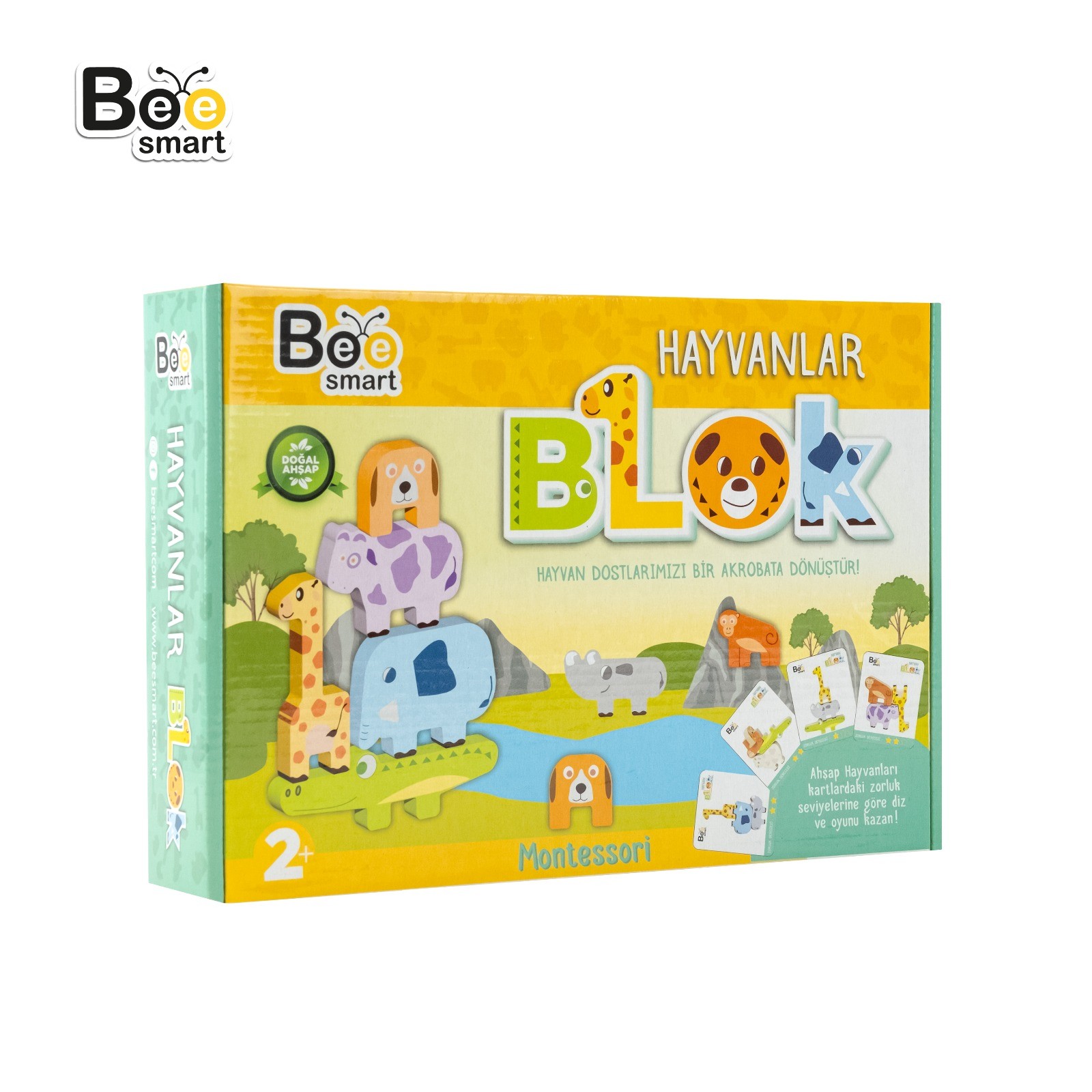 Ahşap Hayvanlar Blok