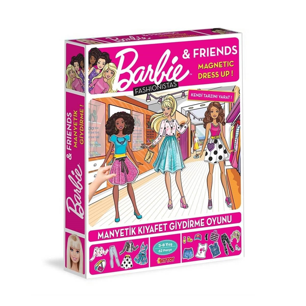 Barbie Friends Manyetik Kıyafet Giydirme