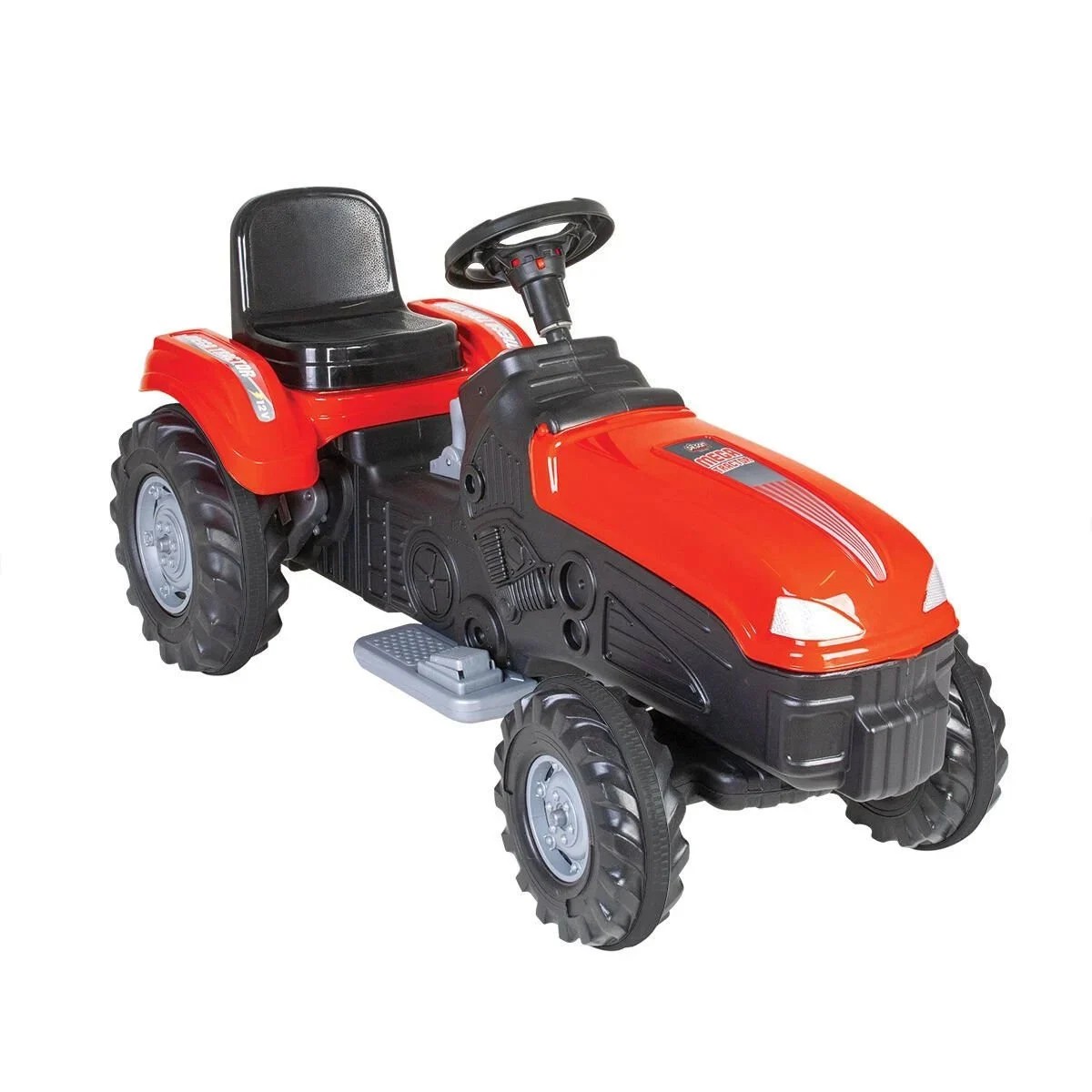 Mega Traktör Akülü 12 Volt Kırmızı