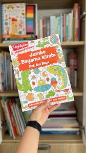 Jumbo Boyama Kitabı Bak Bul Boya (Labirentler, Ara Bul, Eşleştirme Etkinlikleri)