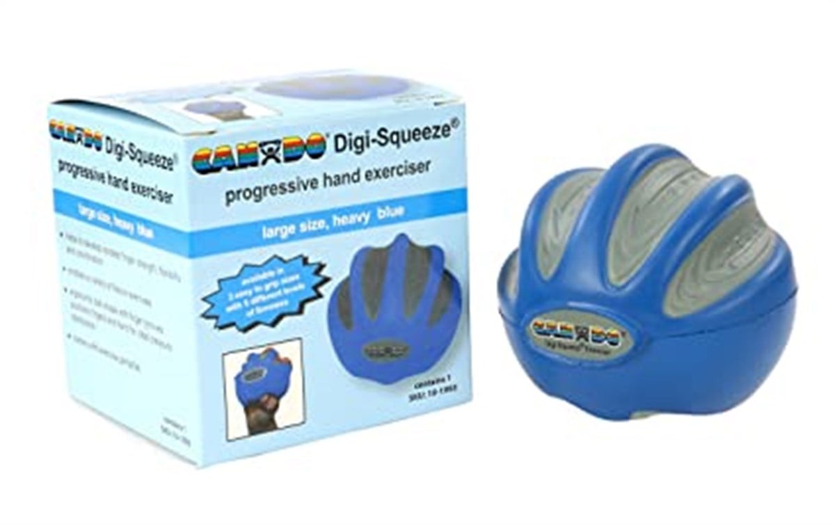 Cando Digi Squeeze El Egzersiz Topu Mavi Ekstra Sert