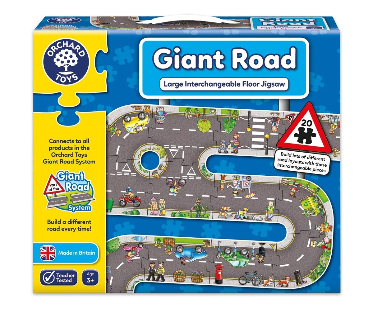Giant Road Karayolu Puzzle