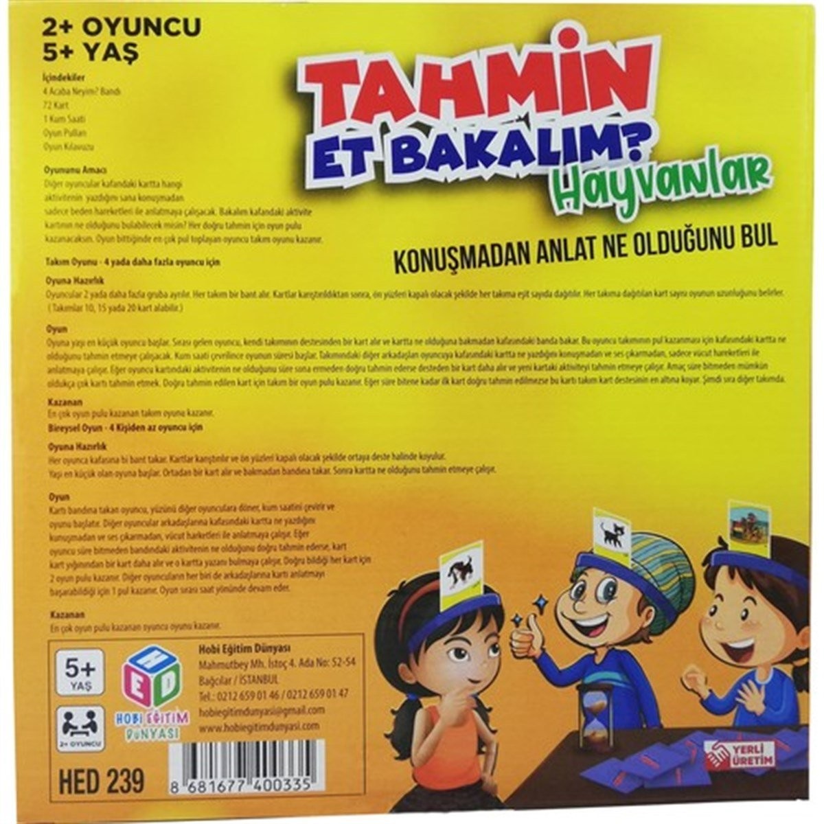 Tahmin Et Bakalım? Hayvanlar