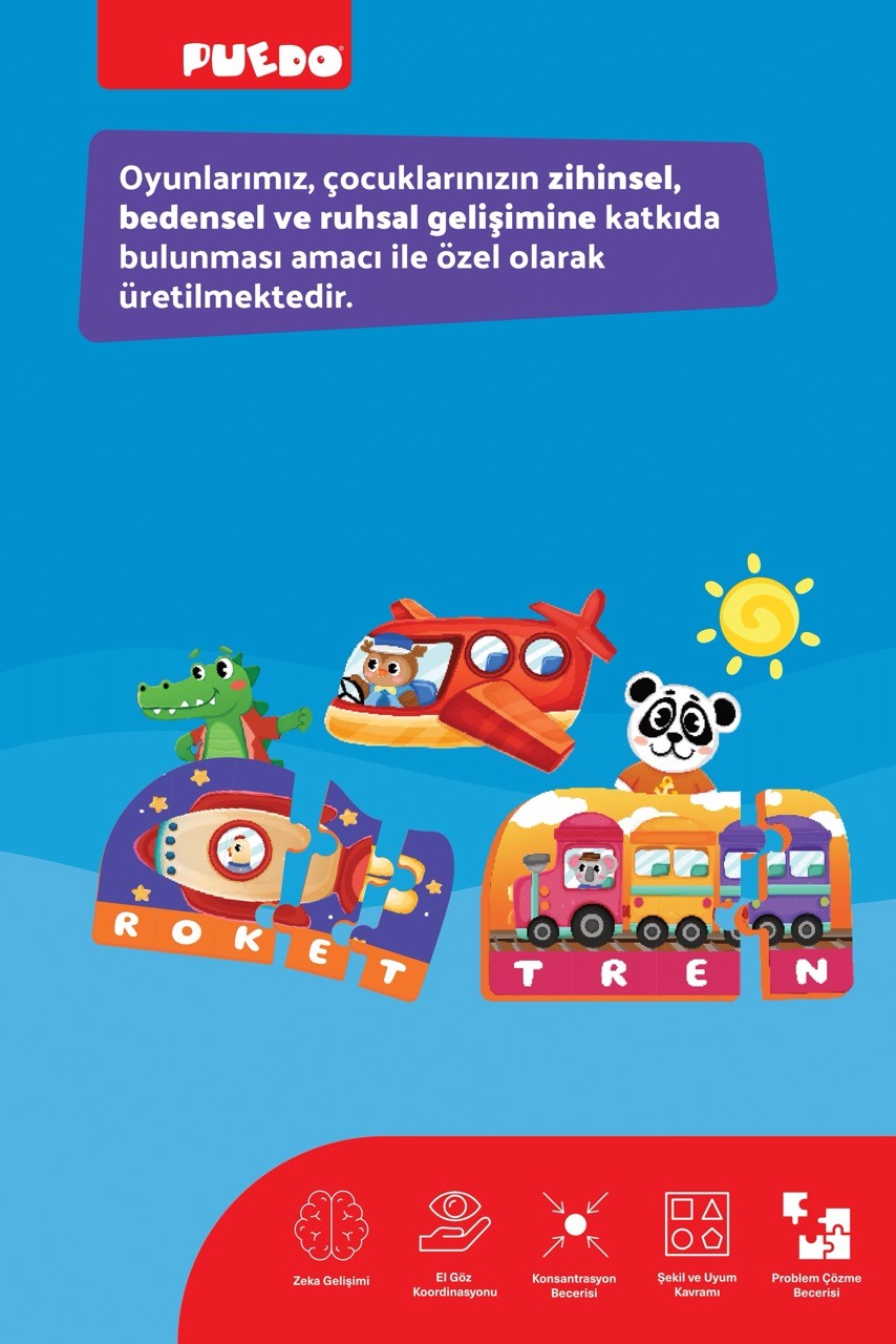 İlk Kelimelerim Puzzle - Araçlar
