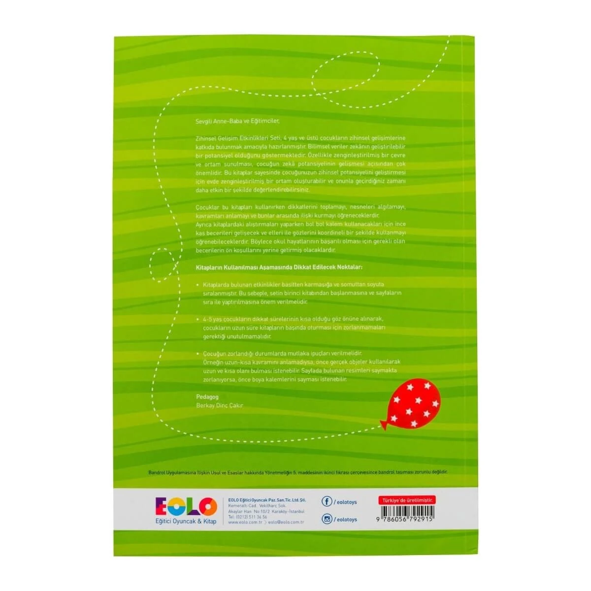 4+ Yaş Zihinsel Gelişim Etkinlikleri – Seviye 1